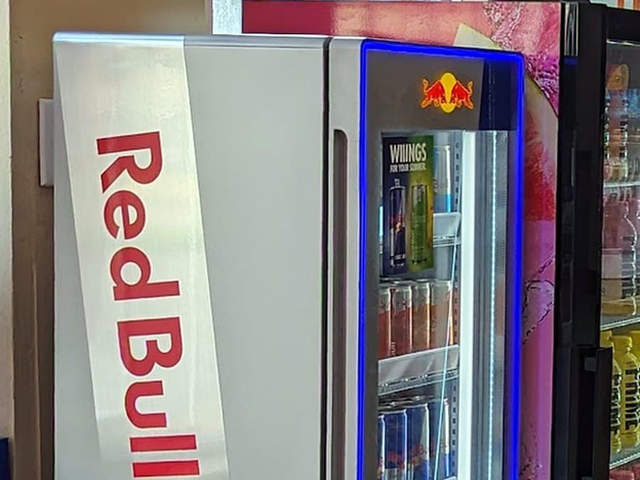 Red Bull fridge